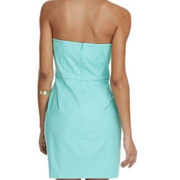 Vineyard Vines Caribbean Floral Dress in Aqua - Picture 2 of 6